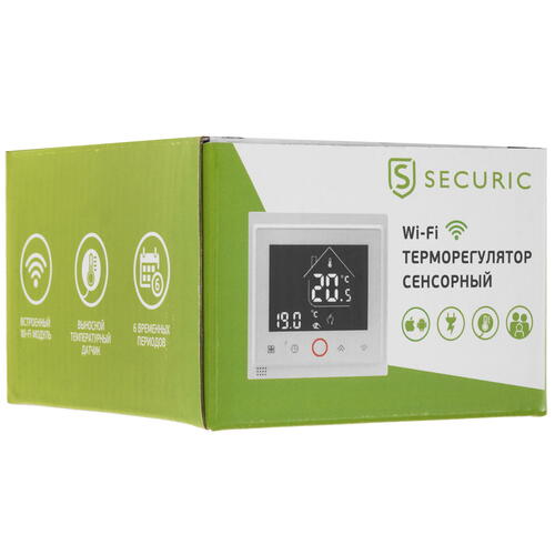 Купить Умный терморегулятор Securic SEC-T-101W  9098352. Характеристики, отзывы и цены в Донецке
