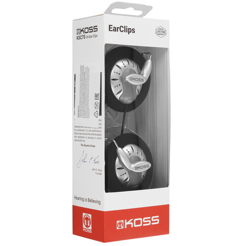 Купить Проводные наушники KOSS KSC-75 серый 2013  1700489. Характеристики, отзывы и цены в Донецке