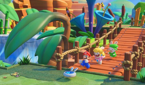 Купить Игра Mario + Rabbids: Kingdom Battle (Switch)  5484008. Характеристики, отзывы и цены в Донецке