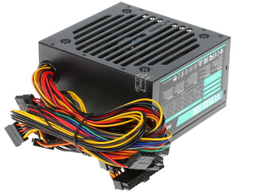 Купить Блок питания AeroCool VX PLUS 600W [VX-600 PLUS] черный  1217713. Характеристики, отзывы и цены в Донецке