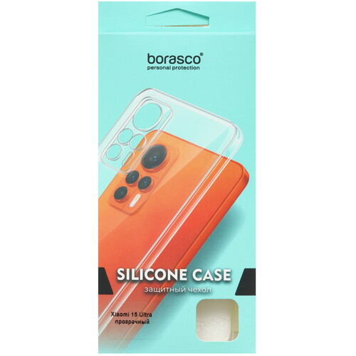 Купить Накладка  BoraSCO Silicone Case для Xiaomi 15 Ultra прозрачный  5620437. Характеристики, отзывы и цены в Донецке