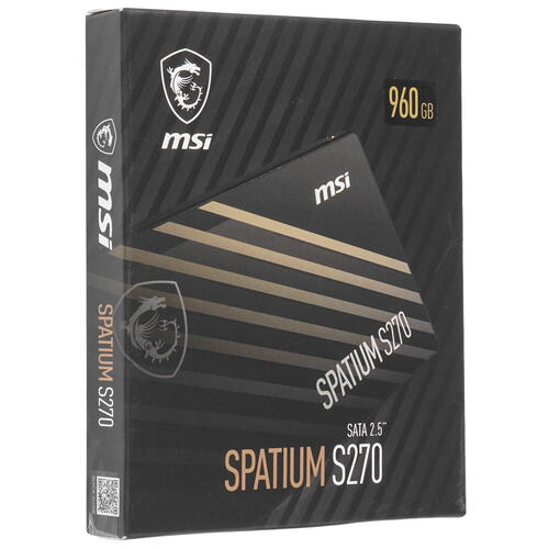 Купить 960 ГБ 2.5" SATA накопитель MSI SPATIUM S270  5439901. Характеристики, отзывы и цены в Донецке