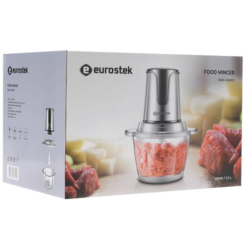 Купить Измельчитель  EuroStek EMC-GN01G серебристый  8151745. Характеристики, отзывы и цены в Донецке