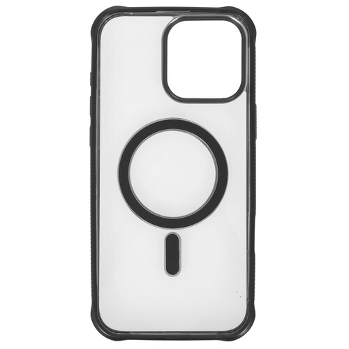 Купить Накладка  ONZO Antishock-E MagSafe для Apple iPhone 16 Pro Max черный/прозрачный  9241834. Характеристики, отзывы и цены в Донецке