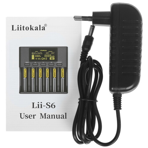 Купить Зарядное устройство LiitoKala Lii-S6  9212336. Характеристики, отзывы и цены в Донецке