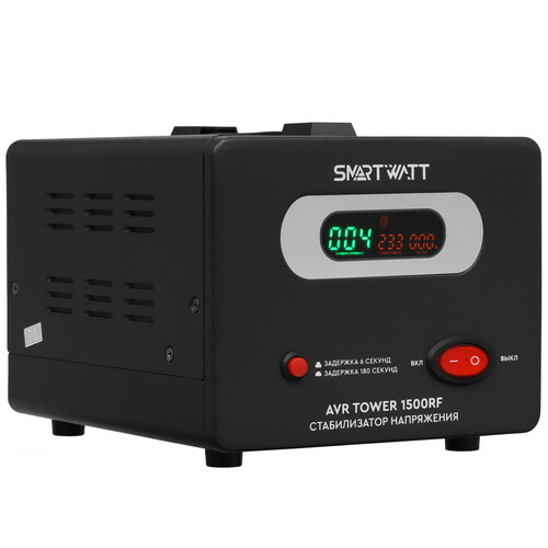 Купить Стабилизатор напряжения SMARTWATT AVR TOWER 1500RF  9098945. Характеристики, отзывы и цены в Донецке
