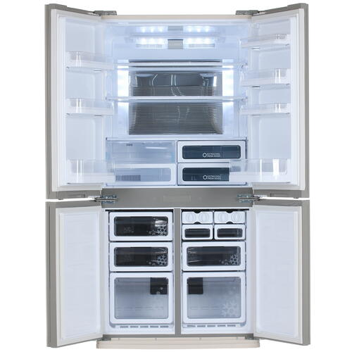 Купить Холодильник многодверный  Sharp SJEX98FBE бежевый  7975114. Характеристики, отзывы и цены в Донецке