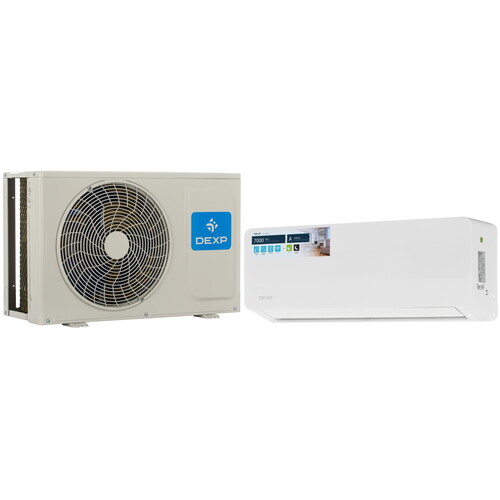 Купить Кондиционер настенный сплит-система DEXP AC-CDW7INV белый  9130123. Характеристики, отзывы и цены в Донецке
