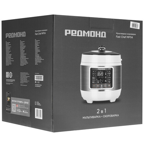 Купить Мультиварка-скороварка РЕДМОНД MP114 белый  5641424. Характеристики, отзывы и цены в Донецке