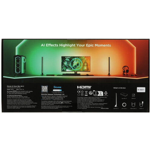 Купить Подсветка для телевизора Govee AI Sync Box Kit черный  5647447. Характеристики, отзывы и цены в Донецке