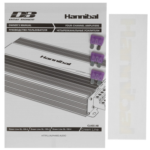 Купить Усилитель DEAF BONCE Hannibal Green Line GL-150.4  9387820. Характеристики, отзывы и цены в Донецке