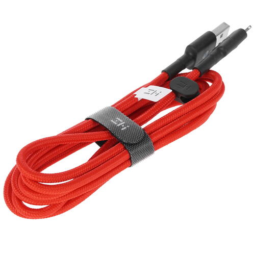 Купить Кабель круглый ZMI Lightning 8-pin - USB 2.0 Type-A красный 1.5 м  5099623. Характеристики, отзывы и цены в Донецке