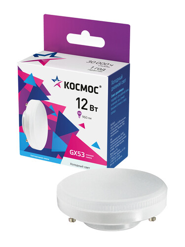 Купить Комплект светодиодных ламп Космос Lksm_LED12WGX5365C  9303122. Характеристики, отзывы и цены в Донецке