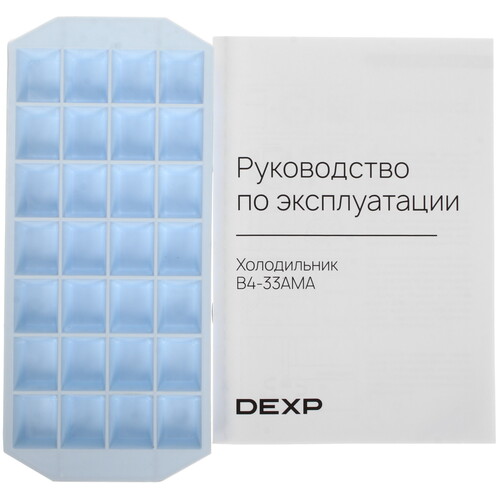 Купить Холодильник с морозильником   DEXP B4-33AMA серебристый  9245070. Характеристики, отзывы и цены в Донецке