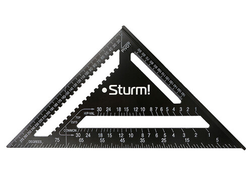 Купить Угольник Sturm! 2020-07-300 30 см  9127007. Характеристики, отзывы и цены в Донецке