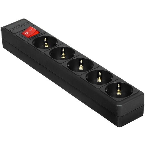 Купить Сетевой фильтр Perfeo POWER+ PF-PP-5/1.8-B черный  9172306. Характеристики, отзывы и цены в Донецке