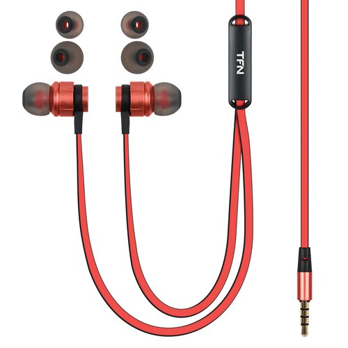 Купить Проводные наушники TFN MC521 красный 2024  5493954. Характеристики, отзывы и цены в Донецке