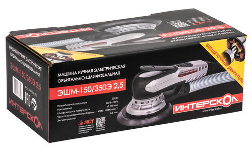 Купить Эксцентриковая шлифмашинка ИНТЕРСКОЛ ЭШМ-125/350Э  9084742. Характеристики, отзывы и цены в Донецке