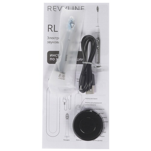 Купить Электрическая зубная щетка Revyline RL 010 черный  8154972. Характеристики, отзывы и цены в Донецке