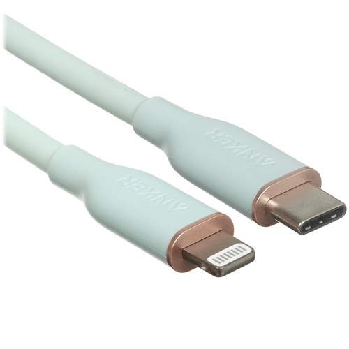 Купить Кабель Anker Lightning 8-pin - USB Type-C зеленый  5637569. Характеристики, отзывы и цены в Донецке