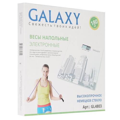 Купить Весы Galaxy GL 4803 белый  1107242. Характеристики, отзывы и цены в Донецке