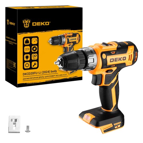 Купить Дрель-шуруповерт DEKO DKCD20FU-Li 063-4454 UNV 20V без ЗУ, без АКБ  9080283. Характеристики, отзывы и цены в Донецке