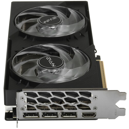 Купить Видеокарта KFA2 GeForce RTX 5070 CORE OC 2FAN LED Black  5621525. Характеристики, отзывы и цены в Донецке
