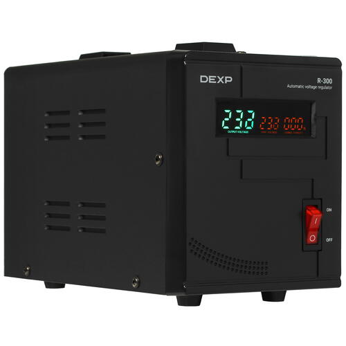 Купить Стабилизатор напряжения DEXP R-300  5059064. Характеристики, отзывы и цены в Донецке