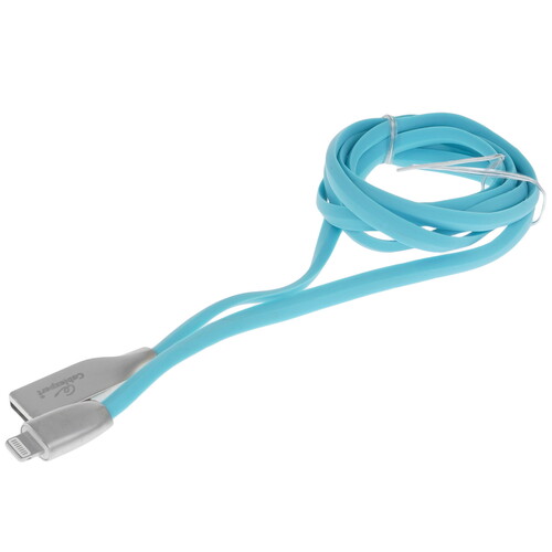 Купить Кабель круглый Cablexpert Lightning 8-pin - USB 2.0 Type-A голубой 1 м  5485449. Характеристики, отзывы и цены в Донецке