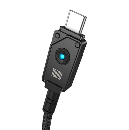 Купить Кабель круглый Baseus USB Type-C - USB Type-C черный 2 м  9260768. Характеристики, отзывы и цены в Донецке