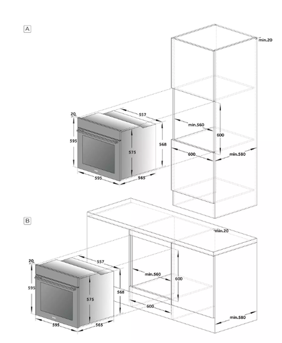 Купить Электрический духовой шкаф HAIER HOQ-P16AN5SX серебристый  9296790. Характеристики, отзывы и цены в Донецке