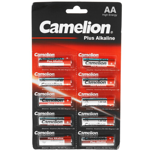 Купить Батарейка Camelion LR6-BP1x10P AA (LR6/ER14505/FR6/R6P)  9105786. Характеристики, отзывы и цены в Донецке