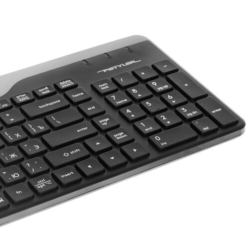 Купить Клавиатура+мышь беспроводная   A4Tech Fstyler FB2535C черный  5049214. Характеристики, отзывы и цены в Донецке