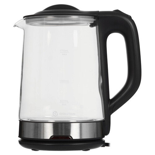 Купить Электрочайник EVOLUTION KG17182 черный  9207806. Характеристики, отзывы и цены в Донецке
