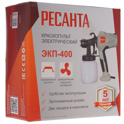 Купить Краскопульт Ресанта ЭКП-400  9915391. Характеристики, отзывы и цены в Донецке