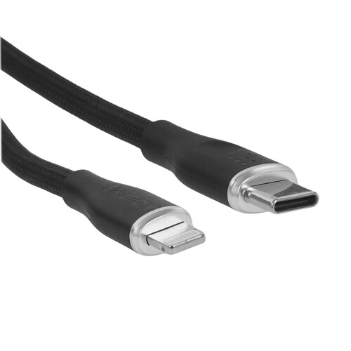 Купить Кабель круглый VOLTME Lightning 8-pin - USB Type-C черный 1.2 м  9210875. Характеристики, отзывы и цены в Донецке