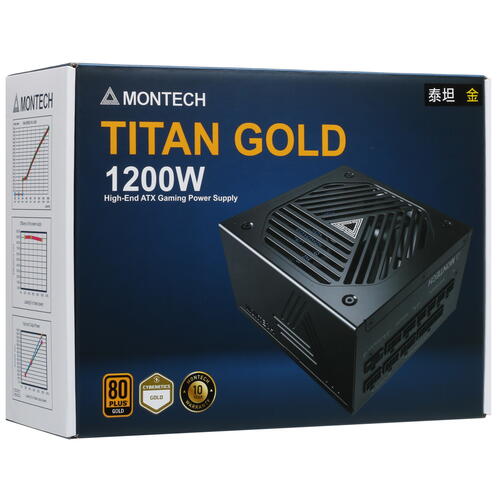 Купить Блок питания MONTECH TITAN GOLD 1200  5086180. Характеристики, отзывы и цены в Донецке