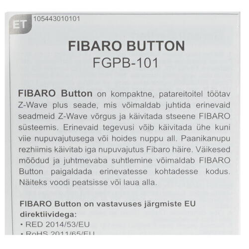 Купить Кнопка управления FIBARO FGPB-101-6 ZW5  8108844. Характеристики, отзывы и цены в Донецке