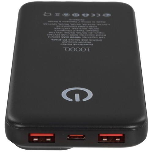 Купить Портативный аккумулятор PERFEO Atomic Age 10 черный  9172525. Характеристики, отзывы и цены в Донецке