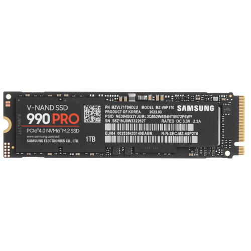 Купить 1000 ГБ M.2 NVMe накопитель Samsung 990 PRO [MZ-V9P1T0BW]  9942157. Характеристики, отзывы и цены в Донецке