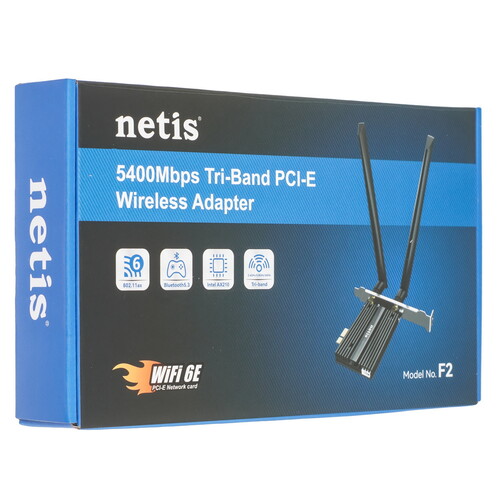 Купить Wi-Fi адаптер + Bluetooth NETIS F2  9214860. Характеристики, отзывы и цены в Донецке