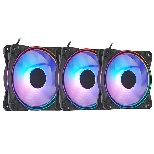 Купить Комплект вентиляторов DEEPCOOL CF120 Plus [DP-F12-AR-CF120P-3P]  1670955. Характеристики, отзывы и цены в Донецке