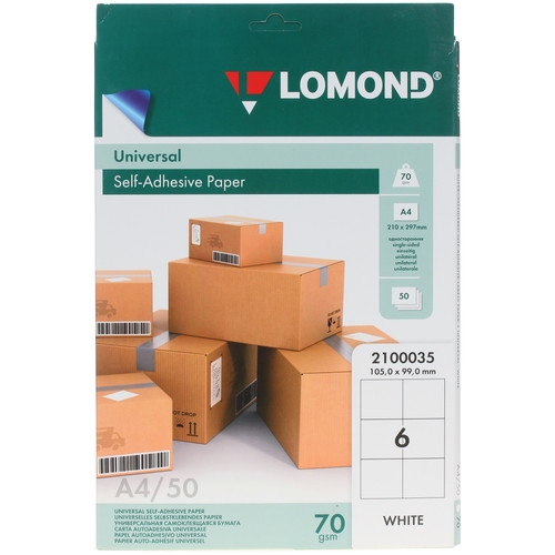 Купить Самоклеящаяся бумага Lomond 2100035  0118831. Характеристики, отзывы и цены в Донецке