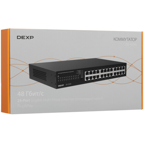 Купить Коммутатор DEXP DX-1024G  9072018. Характеристики, отзывы и цены в Донецке