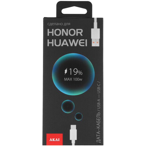 Купить Кабель круглый AKAI USB Type-C - USB 2.0 Type-A белый 1 м  5635661. Характеристики, отзывы и цены в Донецке