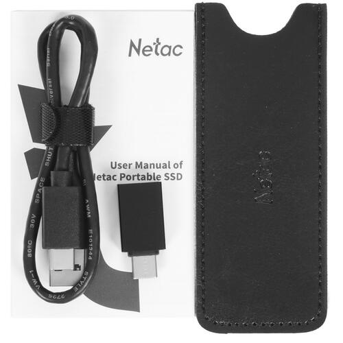 Купить 1000 ГБ Внешний SSD Netac Z SLIM [NT01ZSLIM-001T-32BK]  5369994. Характеристики, отзывы и цены в Донецке