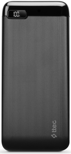 Купить Портативный аккумулятор TTEC PowerSlim LCD черный  9140721. Характеристики, отзывы и цены в Донецке