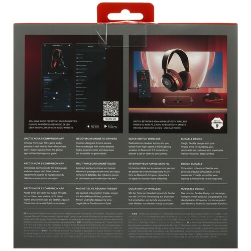Купить Беспроводные наушники SteelSeries Arctis Nova 5 черный 2024  5494507. Характеристики, отзывы и цены в Донецке