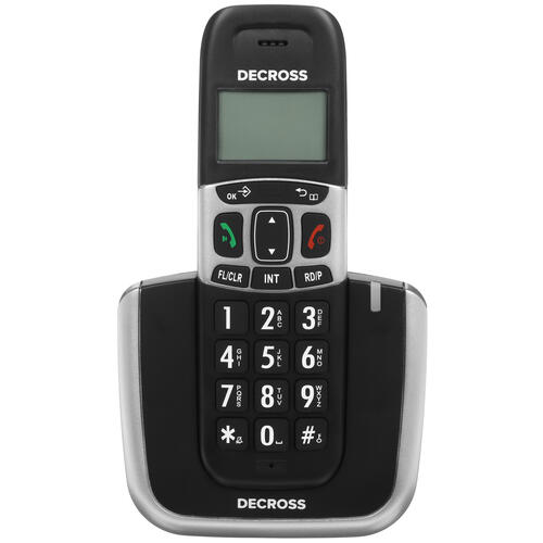 Купить Телефон беспроводной (DECT) DECROSS DC1004  5412550. Характеристики, отзывы и цены в Донецке