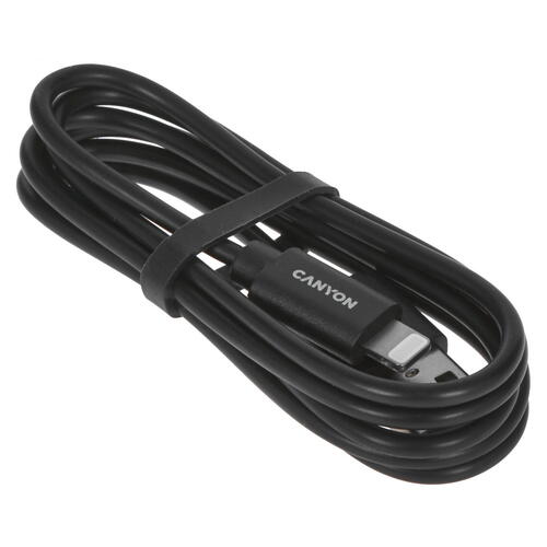 Купить Кабель круглый Canyon Lightning 8-pin MFI - USB 2.0 Type-A черный 1 м  5078687. Характеристики, отзывы и цены в Донецке